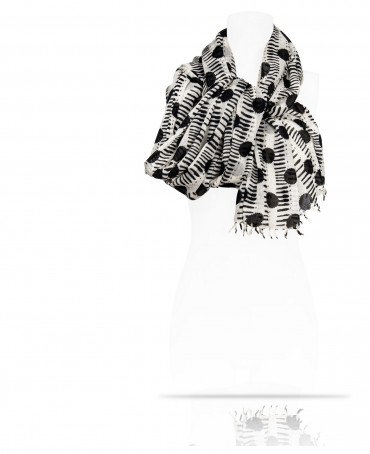 Палантин Женский W40-POINTS/NOIR